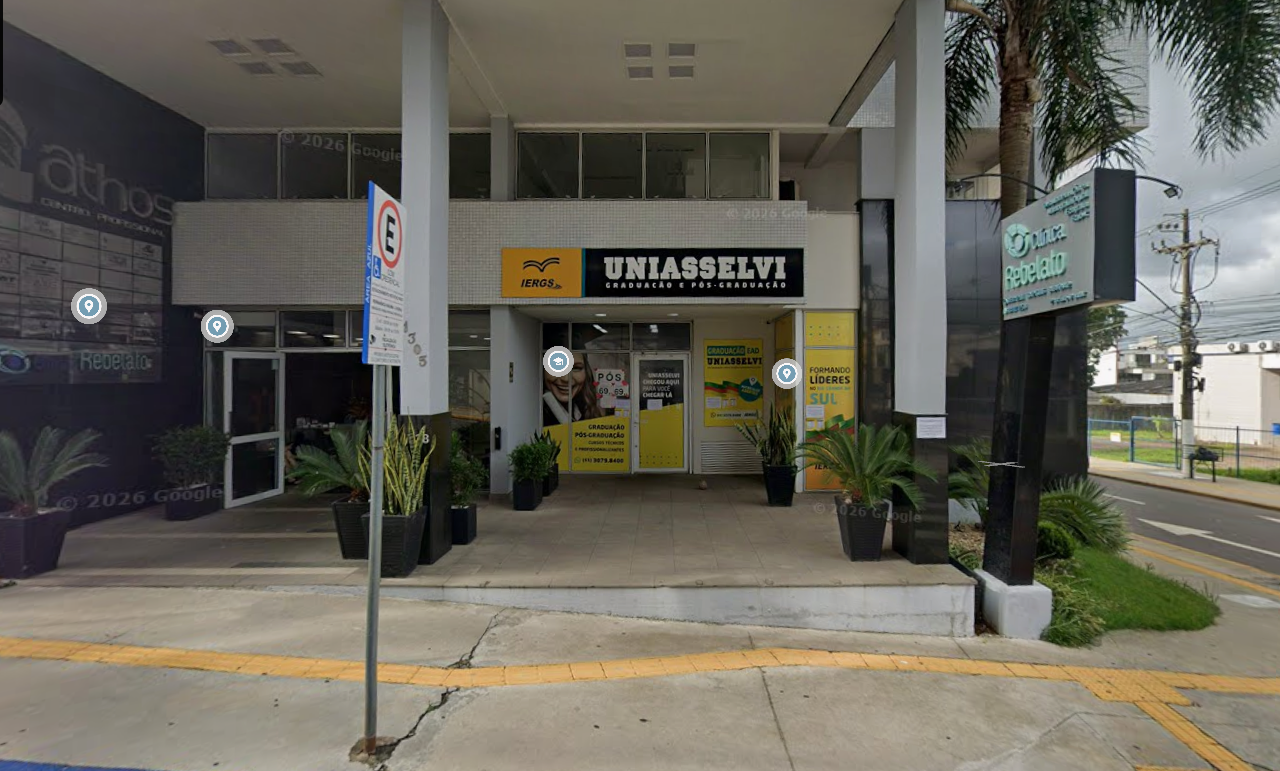 Fachada do edifício onde está localizado o escritório do Dr. Elton Minotto Ávila